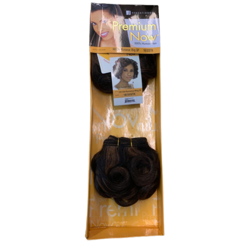 SENSATIONNEL PREMIUM NOW DOUBLE ROMANCE CURL 8" 100% HH WEAVE -Colour 1
